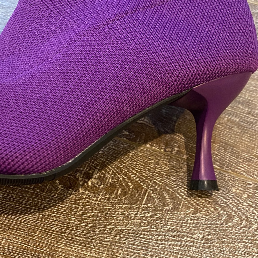 Purple Women's Ankle Boots - Picture 5 of 6